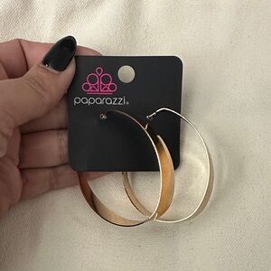 Paparazzi Gold Hoops